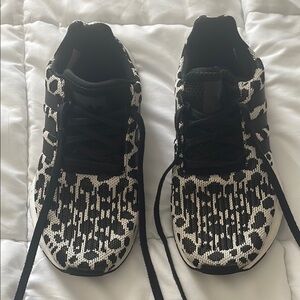 Black and White Patterned adidas
